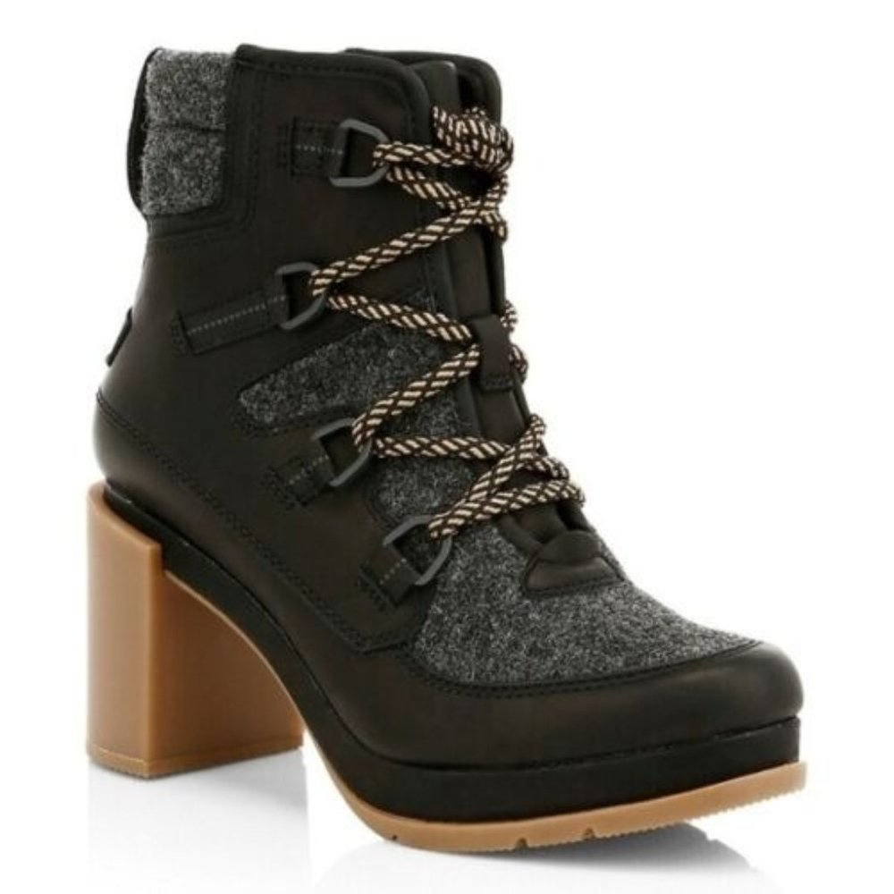 Sorel  Blake Lace-Up Leather & Felt Hiking Boots